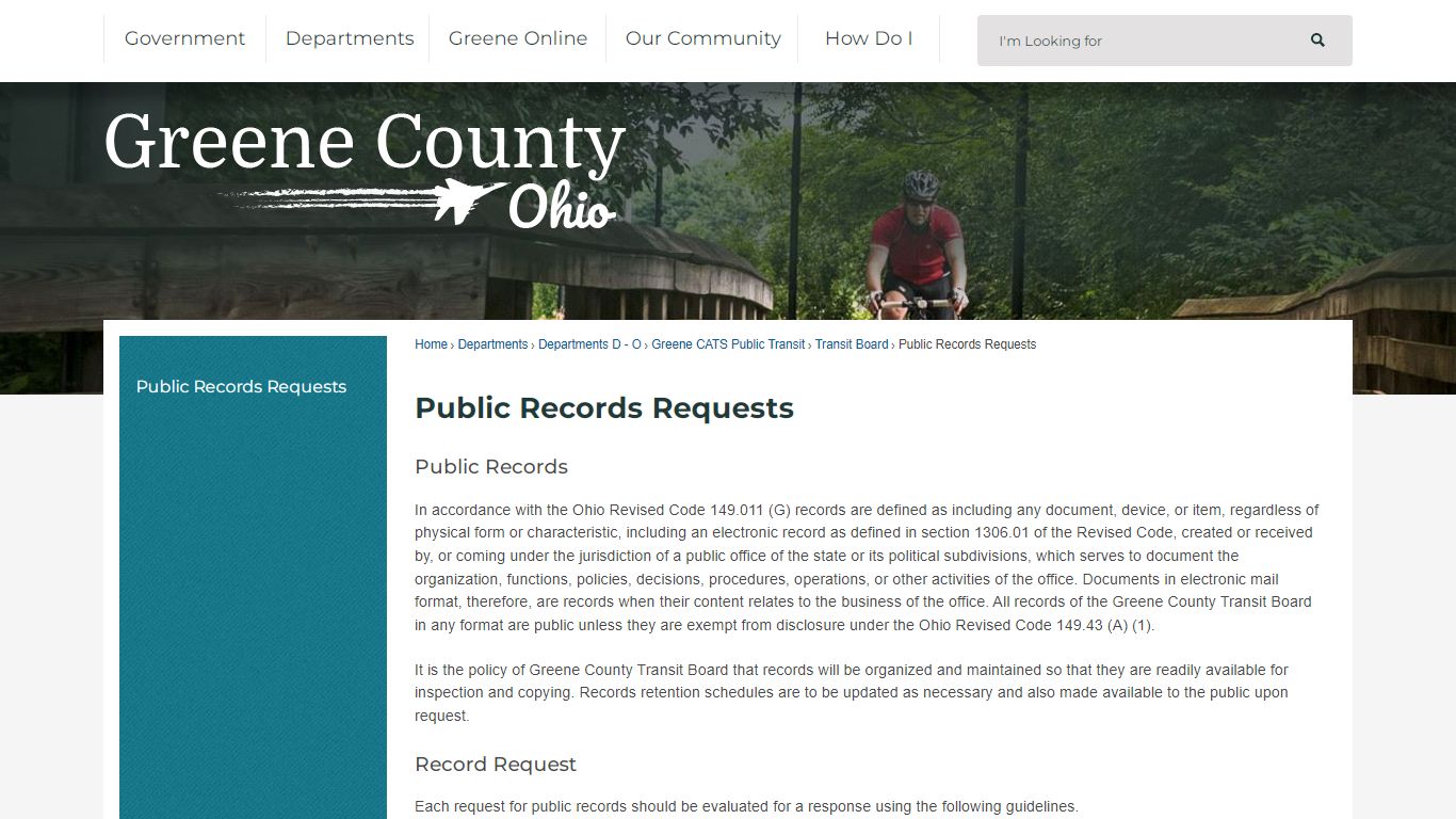 Public Records Requests | Greene County, OH - Official Website